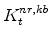  K^{nr,kb}_{t}
