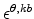  \epsilon^{\theta,kb}