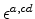  \epsilon^{a,cd}