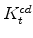  K^{cd}_{t}