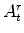  A^{r}_{t}