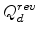  Q_{d}^{rev}