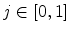  j\in\lbrack0,1]