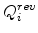  Q_{i}^{rev}