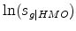 \ln(s_{g\vert HMO})