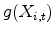  g(X_{i,t})