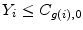  \ensuremath{Y}_i\leq\ensuremath{C_{g(i),0}}