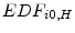  \ensuremath{EDF_{i0,H}}