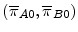  (\overline{\pi}_{A0},\overline{\pi}_{B0})