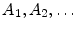  A_1,A_2,\ldots