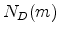  N_{D}(m)