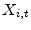  X_{i,t}