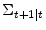 \displaystyle {\Sigma _{t+1\vert t}}