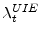  \lambda_{t}^{UIE}