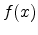 f(x)