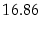  16.86