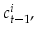  c_{t-1}^i ,