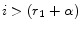  i>(r_{1}+\alpha)