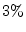  3\%