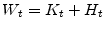  W_t=K_t+H_t