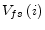  V_{fs}\left( i\right) 