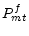  P_{mt}^{f}