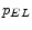  p_{EL}