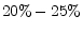  20\%-25\%