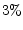  3\%