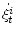 \displaystyle \dot{ \xi_{t}^{i}}