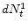  dN_{t}^1