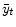 \bar {y}_{t}