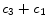 c_{3}+c_{1}
