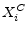 X_{i}^{C}