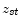  z_{st}\ 