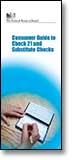 Consumer Guide to Check�21 and Substitute Checks brochure cover