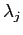 $ \lambda_{j}$