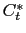 $ C_{t}^{\ast}$
