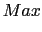 $\displaystyle Max$