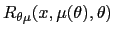 $ R_{\theta\mu}(x,\mu(\theta),\theta)$
