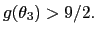 $ g(\theta_{3})>9/2.$