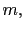 $ m,$