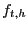 $ f_{t,h} $