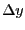 $ \Delta y$