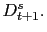 $ D_{t+1}^{s}.$
