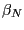 $ \beta_{N}$