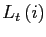 $ L_{t}\left( i\right) $