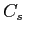 $ C_{s}\ $