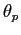 $ \theta _{p}$