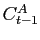 $ C^{A}_{t-1}$
